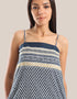 Long dress with thin adjustable straps
